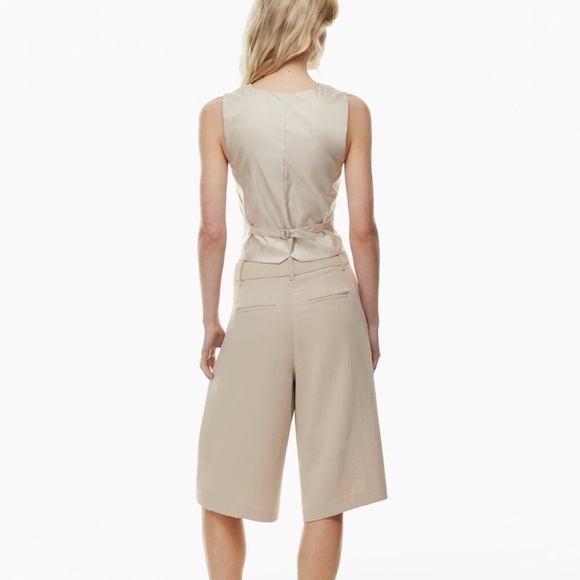 Aritzia Wilfred Pesci Vest in light beige - Ashen colour size 10 - Picture 2 of 7
